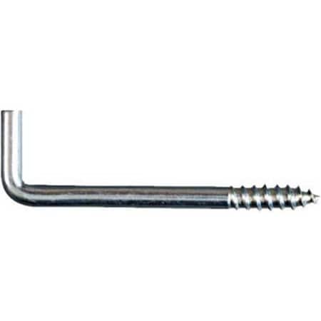 Eat-In N120-436 No. 112 1.37 in. Square Bend Screw Hook; Zinc EA878769
